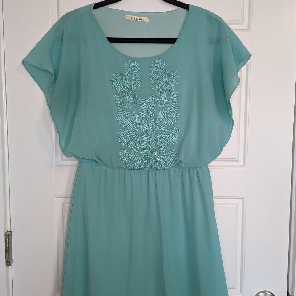 Miami Teal Dress